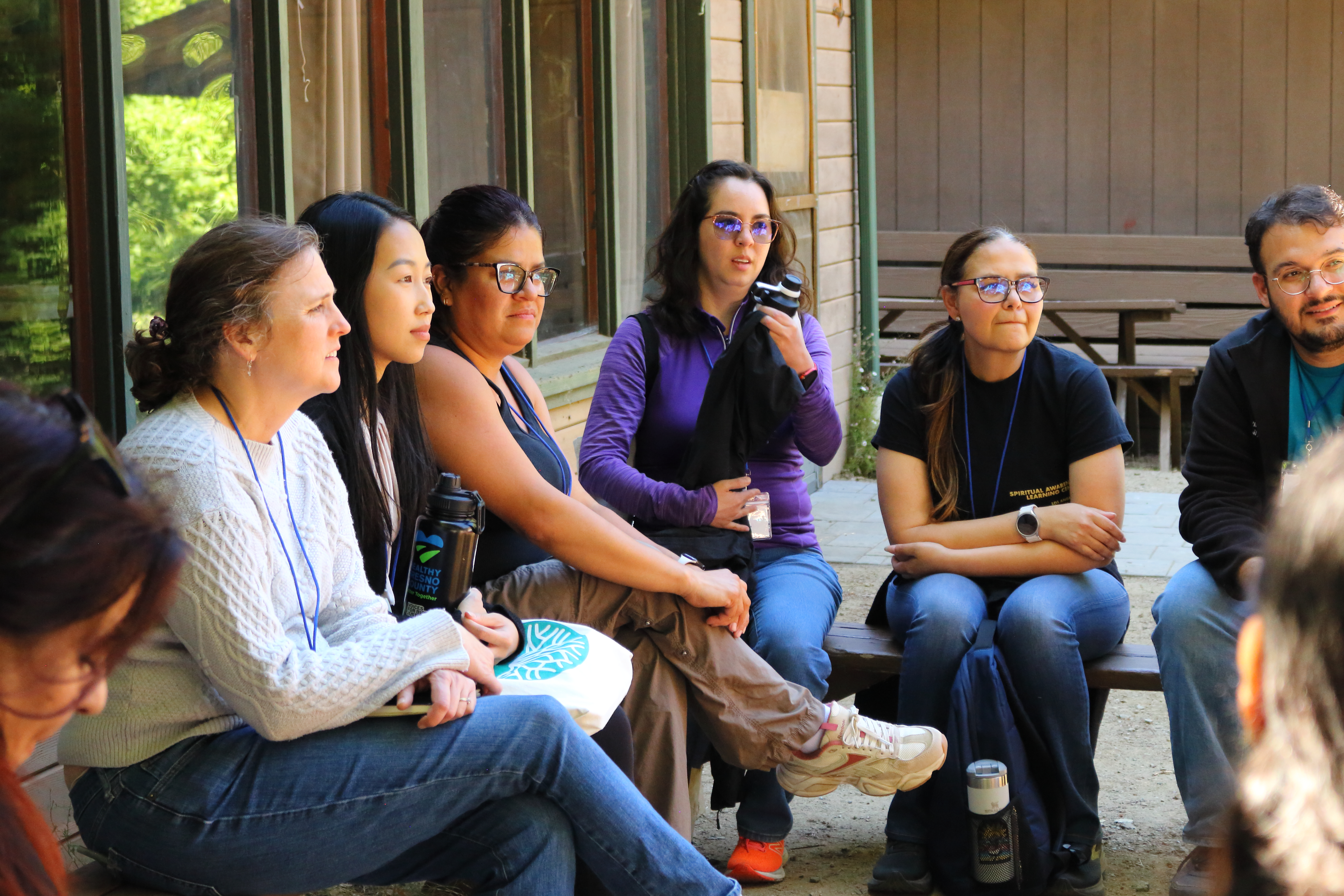 California HEAL Fellows engaged in discussion at the kickoff meeting in Fresno, California. 