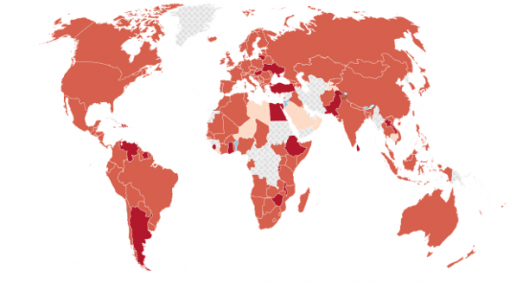 Map of global malnutrition